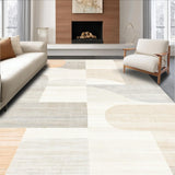 Ultra Soft Area Rug, Non Slip, Stain Resistant, Washable Area Rugs for Living Room, Bedroom, & Neutral(Beige)