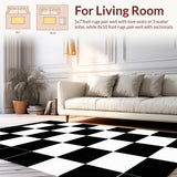 Elegant Monochrome Check(Black)