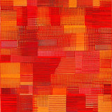Bold Geometric Lava Motif(Red)