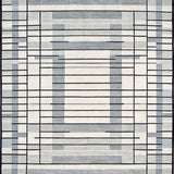 Ultra Soft Area Rug, Non Slip, Stain Resistant, Washable Area Rugs for Living Room, Bedroom, Elegant Subtle Diamond Configuration(Gray)