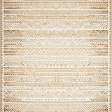 Ultra Soft Area Rug, Non Slip, Stain Resistant, Washable Area Rugs for Living Room, Bedroom, Artistic Modern Geometric Fusion(Beige)