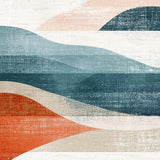 Ultra Soft Area Rug, Non Slip, Stain Resistant, Washable Area Rugs for Living Room, Bedroom, Abstract Board Inspired Rug with Dynamic Surf Lines and Coastal Color Blocking(Gray)