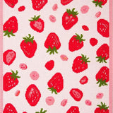 Funky Vintage Strawberry Artwork(Red)