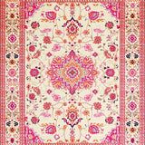 Ultra Soft Area Rug, Non Slip, Stain Resistant, Washable Area Rugs for Living Room, Bedroom, Transitional Warm Color Palette(Ivory)