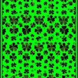 Stylish Tufted Shamrock Composition(Green)