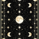 Ethereal Moonlit Geometric Allure(Black)