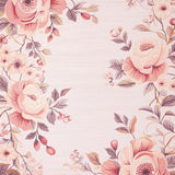 Ultra Soft Area Rug, Non Slip, Stain Resistant, Washable Area Rugs for Living Room, Bedroom, Contemporary Circular Plush Dreamscape(Pink)