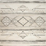 Ultra Soft Area Rug, Non Slip, Stain Resistant, Washable Area Rugs for Living Room, Bedroom, Sophisticated Cozy Chevron Design(Beige)