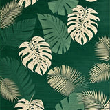 Ultra Soft Area Rug, Non Slip, Stain Resistant, Washable Area Rugs for Living Room, Bedroom, Elegant Monstera Patterned Accent(Green)