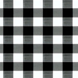 Chic Rustic Checkered Motif(Black)
