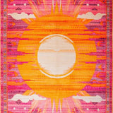 Colorful Retro Geometric Charm(Pink)