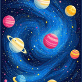 Vibrant Planetary Dreamscape Theme(Blue)