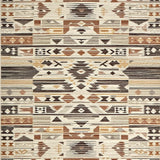 Ultra Soft Area Rug, Non Slip, Stain Resistant, Washable Area Rugs for Living Room, Bedroom, Textured Geometric Earth Tone(Brown)