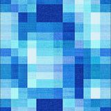 Ultra Soft Area Rug, Non Slip, Stain Resistant, Washable Area Rugs for Living Room, Bedroom, Lively Multicolored Design Motif(Blue)