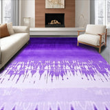 Ultra Soft Area Rug, Non Slip, Stain Resistant, Washable Area Rugs for Living Room, Bedroom, Eclectic Soft Ombre Effect(Purple)