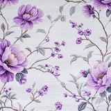 Ultra Soft Area Rug, Non Slip, Stain Resistant, Washable Area Rugs for Living Room, Bedroom, Rustic White Blossom Aesthetic(Purple)