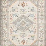 Ultra Soft Area Rug, Non Slip, Stain Resistant, Washable Area Rugs for Living Room, Bedroom, Stylish Neutral Boho Vibe(Beige)