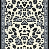 Sophisticated Grey Textured Print(Ivory)