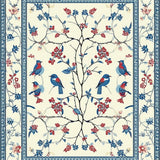 Charming Retro Twigs and Birds(Beige)