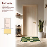 Luxurious Fuzzy Trellis Design(Green)