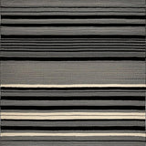 Elegant Shaggy Geometric Arrangement(Black)