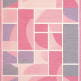 Ultra Soft Area Rug, Non Slip, Stain Resistant, Washable Area Rugs for Living Room, Bedroom, Colorful Child-Friendly Patterned Delight(Pink)
