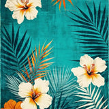 Lively Tropical Teal Design(Green)