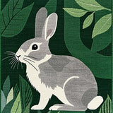 Cozy Rustic Wildlife Imagery(Green)