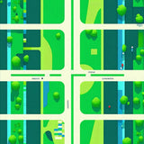 Colorful Interactive City Grid(Green)