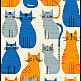 Ultra Soft Area Rug, Non Slip, Stain Resistant, Washable Area Rugs for Living Room, Bedroom, Adorable Animal Friends Design(Blue)