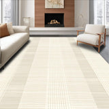 Elegant Textured Lattice Visual Depth(Beige)
