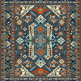 Vintage Geometric Charm(Blue)