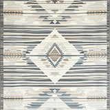 Ultra Soft Area Rug, Non Slip, Stain Resistant, Washable Area Rugs for Living Room, Bedroom, Contemporary Diamond Patterned Charm(Beige)