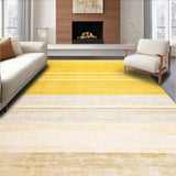 Ultra Soft Area Rug, Non Slip, Stain Resistant, Washable Area Rugs for Living Room, Bedroom, Stylish Farmhouse Inspired Decor(Yellow)