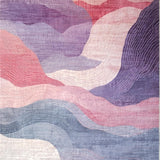Ultra Soft Area Rug, Non Slip, Stain Resistant, Washable Area Rugs for Living Room, Bedroom, Pink Ombre Magic Carpet Ride(Purple)