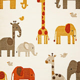 Vibrant Pastel Safari Scene Design(Beige)