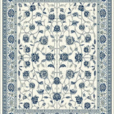 Ultra Soft Area Rug, Non Slip, Stain Resistant, Washable Area Rugs for Living Room, Bedroom, Delicate Avian Inspired Decor(White)