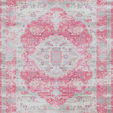 Ultra Soft Area Rug, Non Slip, Stain Resistant, Washable Area Rugs for Living Room, Bedroom, Luxurious Ombre Floral Arrangement(Pink)