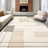 Beige Abstract Geometric Lines(Beige)