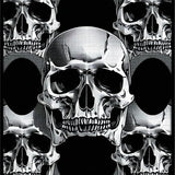 Dramatic Skull Art Arrangement(Black)