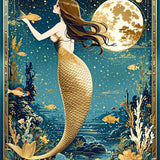 Ultra Soft Area Rug, Non Slip, Stain Resistant, Washable Area Rugs for Living Room, Bedroom, Bright Vintage Fantasy Artwork(Gold)