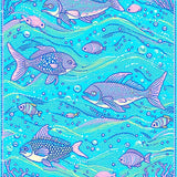 Charming Underwater Dreamscape(Blue)