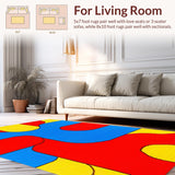 Contemporary Textured Wavy(Red)