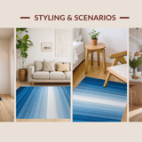 Contemporary Abstract Blue Hues(Blue)