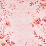 Ultra Soft Area Rug, Non Slip, Stain Resistant, Washable Area Rugs for Living Room, Bedroom, Serene Blush Textured Elegance(Pink)