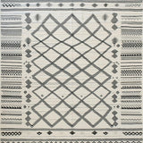Chic Linear Geometric Arrangement(White)