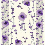Stylish Contemporary Lavender Look(Ivory)