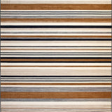 Ultra Soft Area Rug, Non Slip, Stain Resistant, Washable Area Rugs for Living Room, Bedroom, Elegant Striped Neutral Aesthetic(Brown)