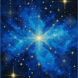 Ultra Soft Area Rug, Non Slip, Stain Resistant, Washable Area Rugs for Living Room, Bedroom, Mystical Sky-Themed Elegance(Blue)