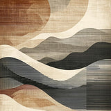 Ultra Soft Area Rug, Non Slip, Stain Resistant, Washable Area Rugs for Living Room, Bedroom, Rustic Earthy Abstract Motif(Beige)